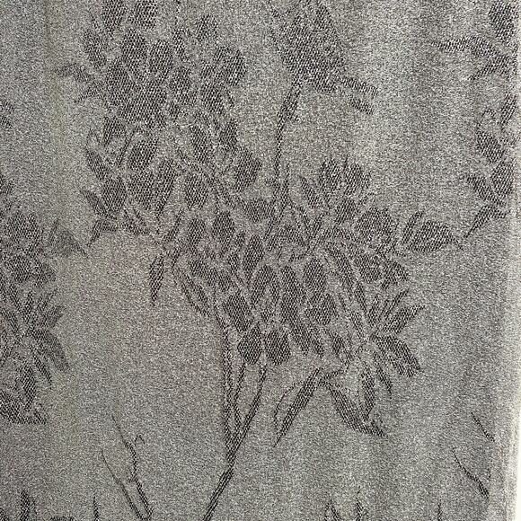 Andrea Polizzi For Rex Lester Spaghetti Strap Slip Shimmer Dress Floral Print 8 - Picture 2 of 4